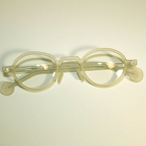 la eyeworks new vintage glasses, unisex, clear